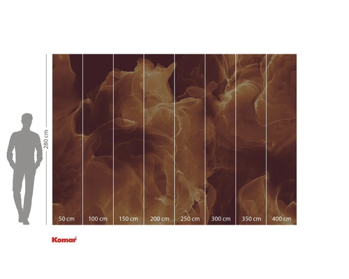 Fototapet med abstrakt mönster och storleksinformation