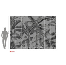 Komar fototapet med djungelmotiv och storleksangivelser