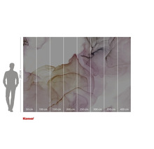 Fototapet med abstrakt mönster och storleksangivelser