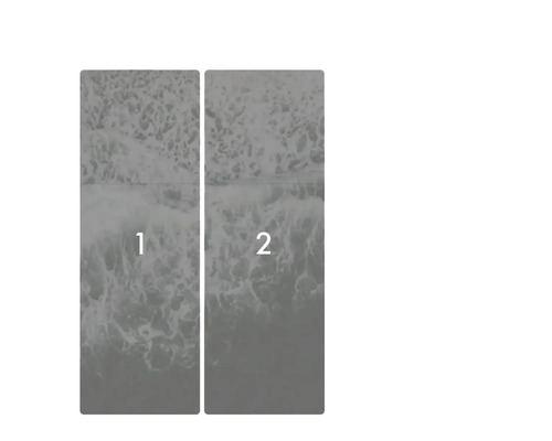 Non-woven tapet med havsmotiv, två rader