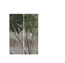 Tvådelad fototapet med palmmotiv