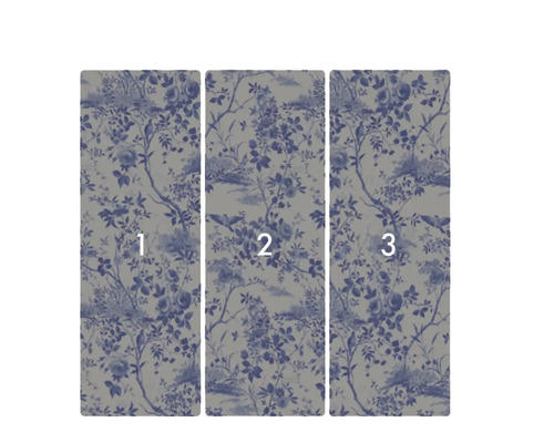 Fototapet med blommönster