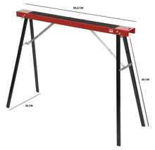 Arbetsbänk med måtten 99,8 cm bred och 80 cm hög