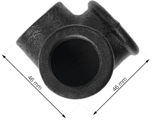 T-rör av gjutjärn med måtten 46 mm