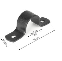 Rörklammer diameter 25 millimeter