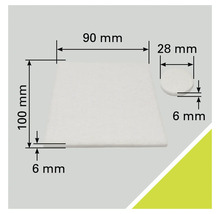 Bild med måtten på ett filter