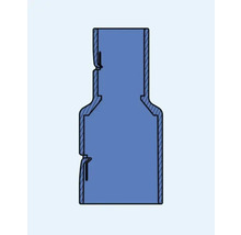 Tvärsnitt av en rörkoppling