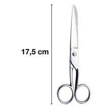 Metall sax med en längd på 17,5 cm.