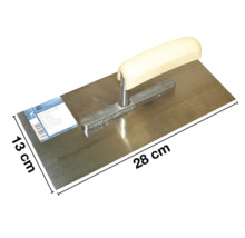 Glättare med trähandtag, 28 x 13 cm