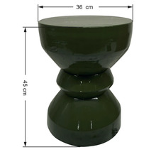 Pall av keramik, 45 cm hög och 36 cm diameter