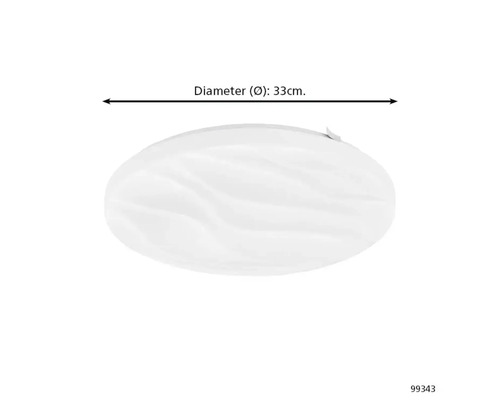 Taklampa, diameter 33 centimeter