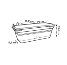 Bild av en blomlåda med mått.