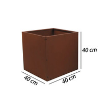 Blomkruka av metall, cirka 40 cm