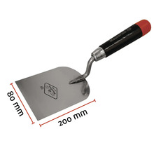 Murarslev med måtten 200 mm längd och 80 mm bredd