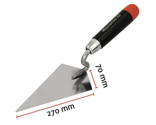 Murarslev med måtten 270 mm gånger 70 mm