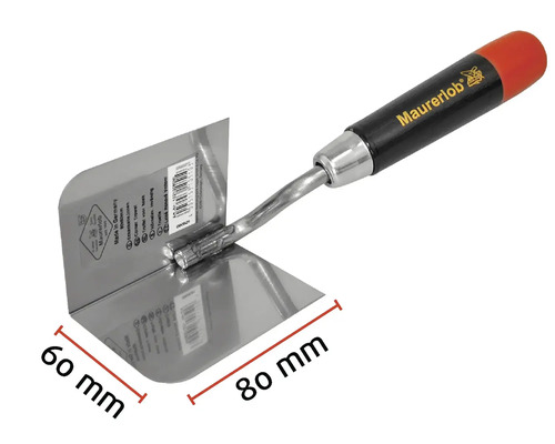 Maurerlob hörnspackel, innerhörn, 60 mm x 80 mm