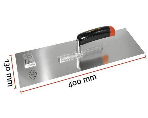 Glättare Maurerlob, 400 x 130 mm