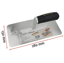 Murarlob Glättespackel för gipsskivor, 280 x 130 millimeter