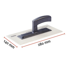 Glättkelle, 280 gånger 140 millimeter