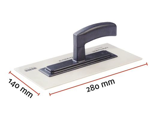 Glättkelle, 280 gånger 140 millimeter