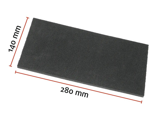 Ljuddämpningsmatta av skum, 280 mm x 140 mm