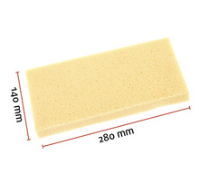 Skumblock med måtten 280 mm gånger 140 mm