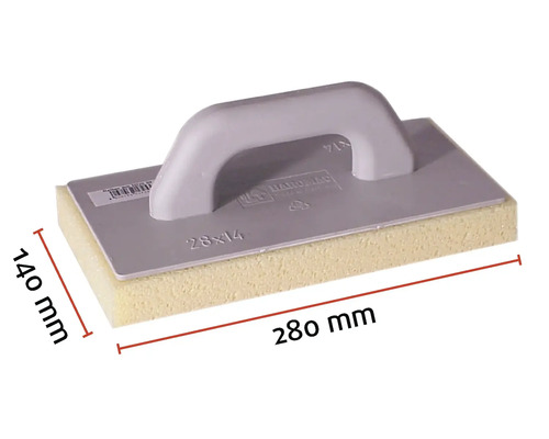 Svampbräda med måtten 280 gånger 140 millimeter