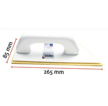 Plastreva med hydrobeläggning, 265 mm lång och 85 mm hög