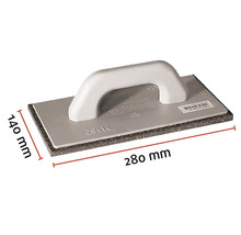 Svampbräda med måtten 280 gånger 140 millimeter