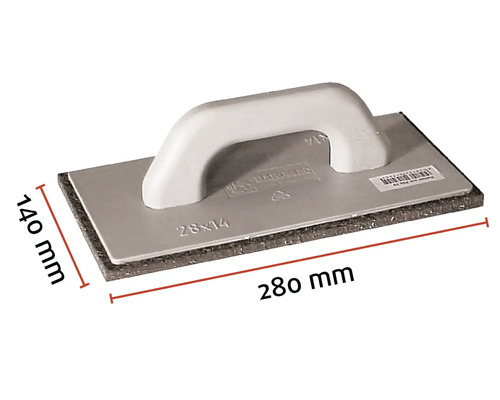 Svampbräda med måtten 280 gånger 140 millimeter