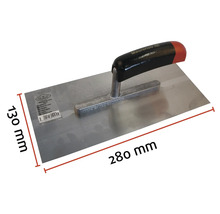 Murare murslev från Maurer med en bladlängd på 280 millimeter och en bladbredd på 130 millimeter.