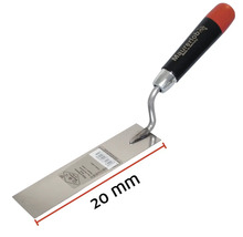 Maurerlob fogskrapa med 20 mm bladbredd.