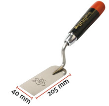 Murarslev med måtten 205 mm längd och 40 mm bredd