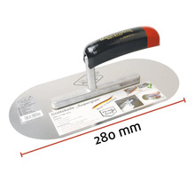Glättare, 280 millimeter, murarverktyg