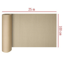 Bild av en bastmatta på en rulle, 100 cm bred och 25 m lång