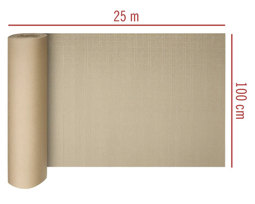 Bild av en bastmatta på en rulle, 100 cm bred och 25 m lång