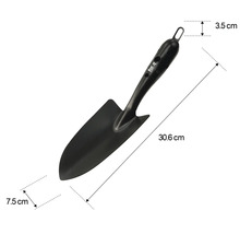 Trädgårdsspade i metall, 30,6 cm lång