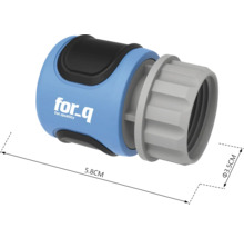 for_q slangkoppling med måtten 5,8 x 3,5 cm