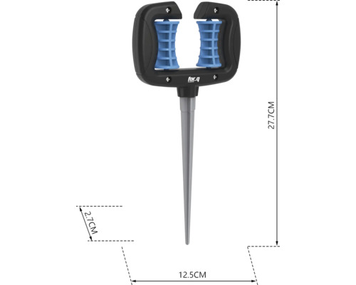 For Q Logo Jordtestare för att mäta fukthalten i jorden
