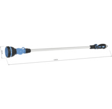 Trädgårdsdusch med en längd på 120 cm och en diameter på 6 cm