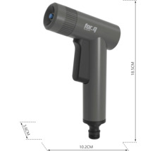 For Q vattensprutpistol med dimensioner