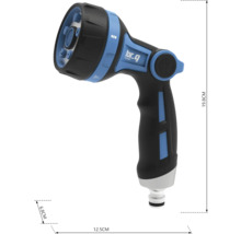 Trädgårdsspruta med olika stråltyper för bevattning