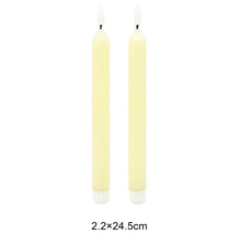 Två LED-stavljus, mått 2,2 gånger 24,5 centimeter.