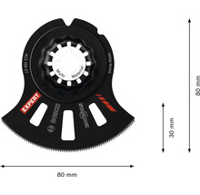 Bosch Expert Starlock segmentsågblad ACZ 105 ET för multiverktyg med 80 millimeter diameter för olika material.