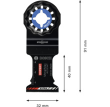 Bosch Expert MetalMax AIZ 32 AIT sänksågblad för multiverktyg, Starlock-fäste, 32 millimeter bredd, 91 millimeter total längd
