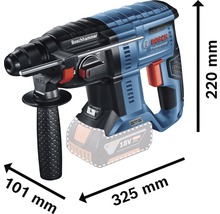 Bosch borrhammare med måtten 101 mm, 220 mm och 325 mm