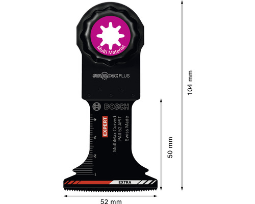 Bosch Expert Multimax sågblad med måtten 104 x 52 millimeter