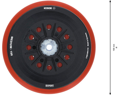 Bosch slipplatta med en diameter på 150 millimeter