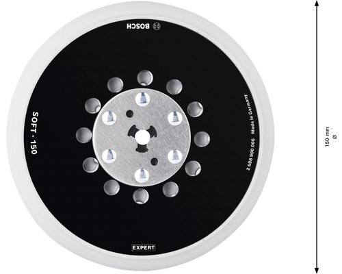 Bosch EXPERT sliprondell med en diameter på 150 millimeter