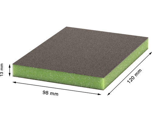 Slipkloss med måtten 98 mm x 120 mm x 13 mm